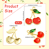 60Pcs Alloy Enamel Pendants FIND-SC0017-33G-2