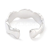 Non-Tarnish 304 Stainless Steel Open Cuff Rings for Women RJEW-K273-14P-3