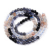 Natural Mixed Gemstone Beads Strands G-D080-A01-02-38-2