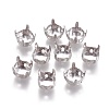 Non-Tarnish 316 Surgical Stainless Steel Sew on Prong Settings STAS-E470-01A-P-2