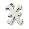 Non-Tarnish 201 Stainless Steel Pendants STAS-B055-01P-X-1