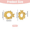 100Pcs Alloy Spacer Beads FIND-CA0011-55-2