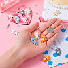 DIY Cat Shaped Resin Dangle Earring Making Kit DIY-TA0009-93-6