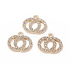 Alloy Crystal Rhinestone Pendants FIND-C019-23G-4