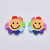 Handmade Polymer Clay Cabochons CLAY-R084-02-1