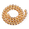 Electroplate Transparent Glass Beads Strands LS-GLAA-T032-T8mm-AB08-3