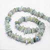 Chips Natural Aquamarine Beads Strands G-N0164-13-3