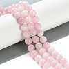 Natural Morganite Beads Strands G-F602-12-8mm-01-5