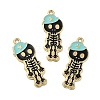 Alloy Enamel Pendants ENAM-G211-02G-5