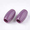 Acrylic European Beads SACR-T344-08G-2