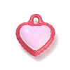 Two-Tone Alloy Enamel Pendants AL-CBA5AB7-03D-1