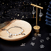 28Pcs 2Style 201 Stainless Steel Pendants STAS-UN0035-30-3
