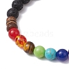 Natural Gemstone Beaded Bracelets for Women BJEW-JB11475-3