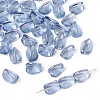 10Pcs Electroplate Transparent Glass Beads EGLA-WH0001-06K-1