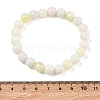 Natural Jade Round Beaded Stretch Bracelets GG-CBA12F1-02A-13-5