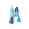 Brass Enamel Pendants KK-E093-03G-H-02-1