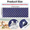 1Pc Star Pattern Chair Polycotton Cloth AJEW-GF0015-38C-2