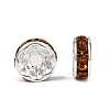 Brass Grade A Rhinestone Spacer Beads RB-A014-Z8mm-17S-3