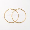 Ion Plating(IP) 304 Stainless Steel Hoop Earrings EJEW-N0016-11G-K-1