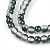 Baking Paint Transparent Glass Beads X1-DGLA-N011-4mm-07-3