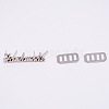 Zinc Alloy Bag Lock Catch Clasps DIY-TAC0015-02P-1