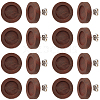 40Pcs Wooden Stud Earring Findings FIND-SC0008-96B-1