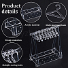 1 Set Coat Hanger Removable Acrylic Earring Displays EDIS-CP0001-10-4
