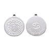 Non-Tarnish 201 Stainless Steel Pendants STAS-R106-4