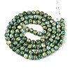 Baking Paint Glass Beads Strands DGLA-N016-8mm-07-2