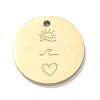 304 Stainless Steel Charms SA-CBA2714-04E-G-1