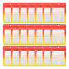 40Pcs Rectangle Glitter Holographic Plastic Resealable Packaging Bags ABAG-TA0001-97B-02-2
