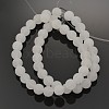 Natural White Jade Round Beads Strands G-D662-6mm-2