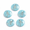 Synthetic Turquoise Charms G-L561-001A-1