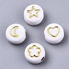 Opaque Acrylic Beads PACR-SZ0001-003B-2