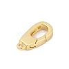 Brass Spring Gate Clasps KK-M311-24G-02-2