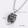 Gothic 316 Surgical Stainless Steel Pendant Box Chain Necklaces for Men ZF3615-1-1