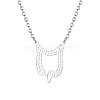 Stainless Steel Irregular Pendant Necklaces for Women TH5959-2-1