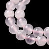 Natural Pink Calcite Beads Strands G-Z103-A01-6mm-4