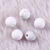 Natural Howlite Beads G-K275-30-6mm-1