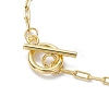 Brass Paperclip Chains Bracelets for Women BJEW-JB10398-4