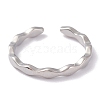 Brass Cuff Rings RJEW-P020-13P-2