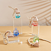 Empty Fragrance Oil Aromatic Perfume Oil Glass Pendant Decorations HJEW-PH0001-22-2