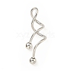 Non-Tarnish 316 Stainless Steel Spiral Barbell AJEW-G042-02P-4