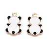 Panda Theme Alloy Enamel Pendants ENAM-T020-34H-1