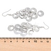 Brass Dangle Earrings EJEW-B157-02D-P-5