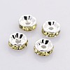 Brass Rhinestone Spacer Beads RB-A014-Z5mm-13S-NF-1