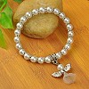 Lovely Wedding Dress Angel Bracelets for Kids BJEW-JB00727-2