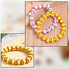 150Pcs Opaque Acrylic Round Beads MACR-PA0001-09A-4