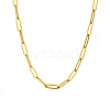 Stainless Steel Paperclip Chains Necklaces for Women PW-WG32A9D-01-1