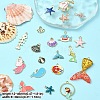 40Pcs 20 Styles Ocean Theme DIY Pendants Kits ENAM-YW0004-04-3